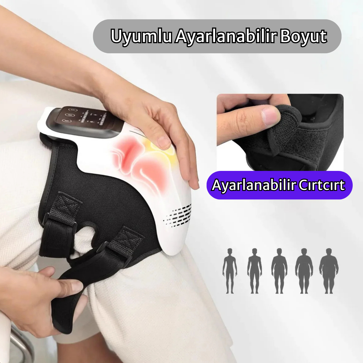 Storantis™ Taşınabilir Konforlu Elektrikli Diz Masaj Aleti