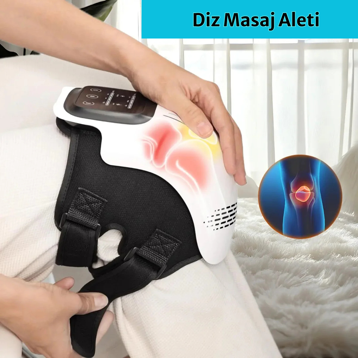 Storantis™ Taşınabilir Konforlu Elektrikli Diz Masaj Aleti